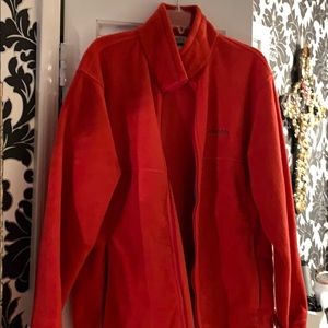 Men’s fleece Columbia jacket large